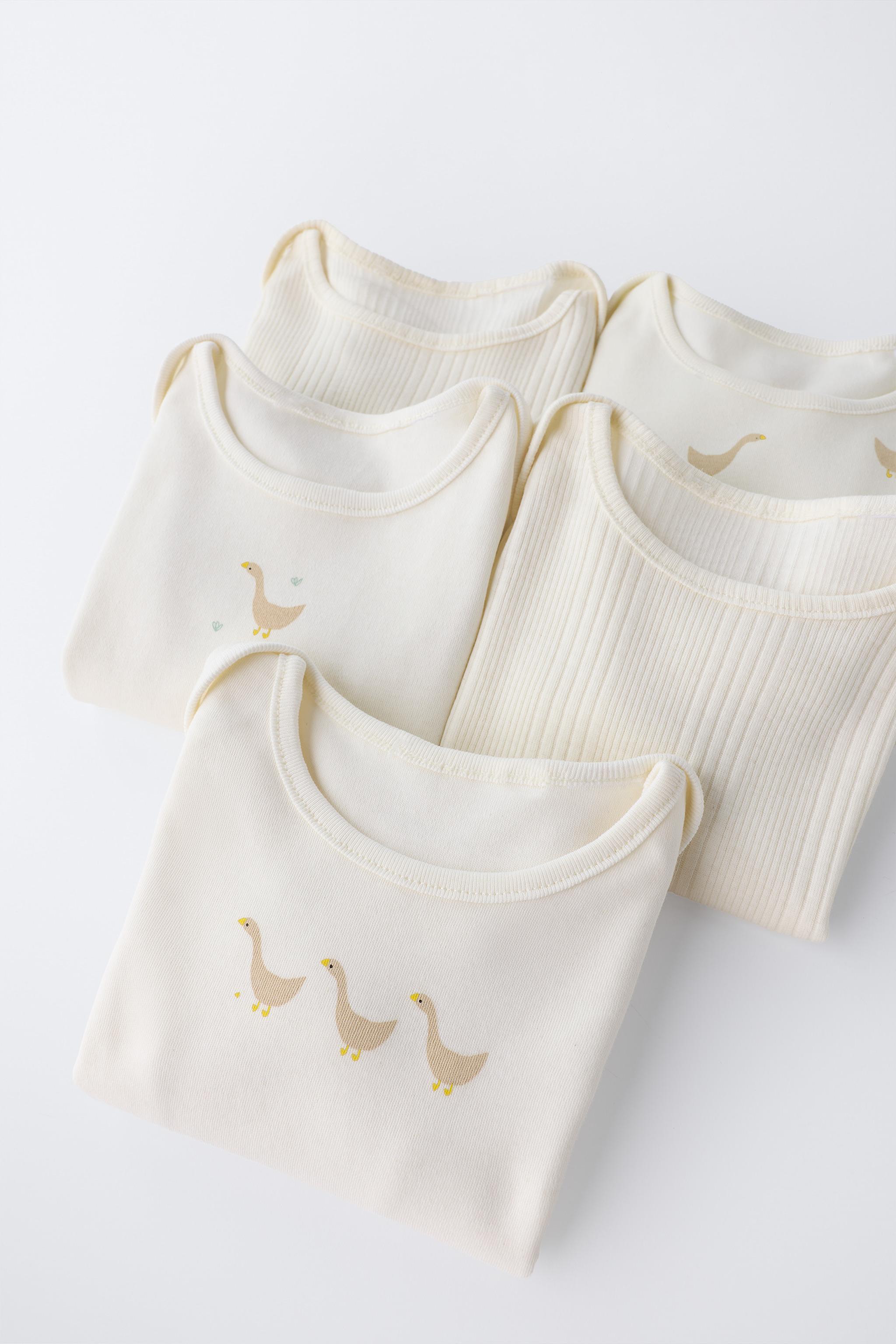 LOT DE CINQ BODYS CANARDS